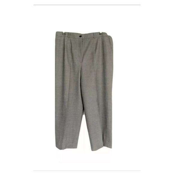 Zanella Dress Pants Womens Plus Size 16 Trouser Gray Stretch Pocket Straight - Picture 4 of 13